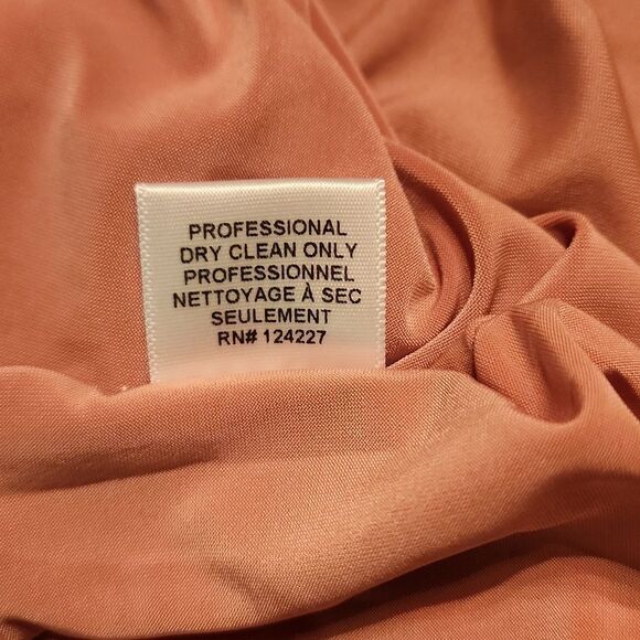 Misa Los Angeles Sleeveless V-Neck Party Bridesmaid High Low Formal Dress Pink - Picture 15 of 16